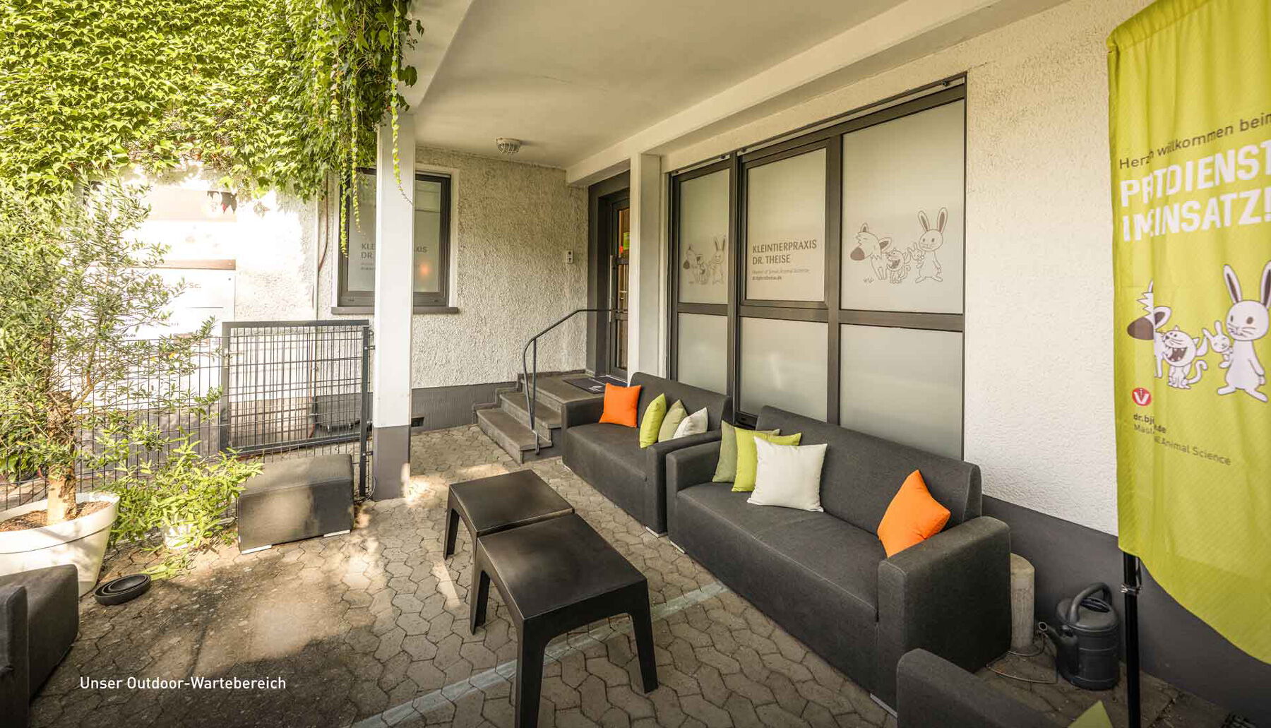 Outdoor Wartebereich